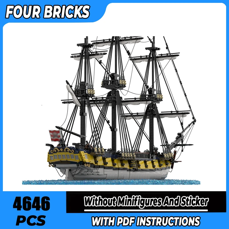 

Moc Building Blocks HMS Eminente Technology Modular Bricks Model Gifts Christmas Toys DIY Sets Assembly