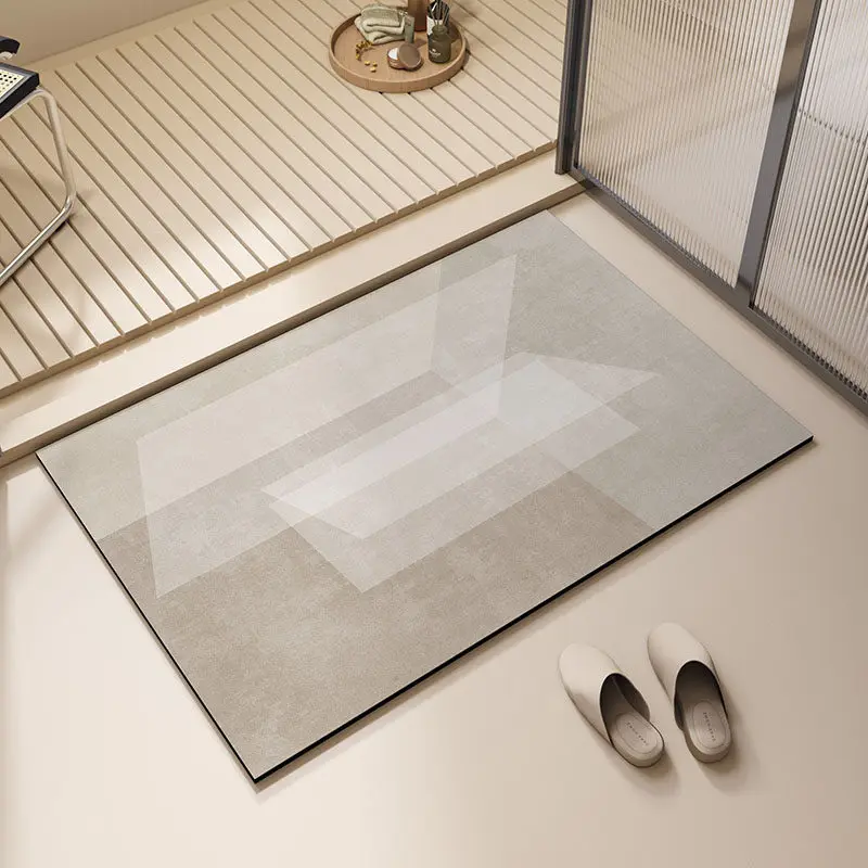 VIKAMA Crystal Fiber Entrance Door Mat For Foyer, Living Room, Bedroom And Bathroom, Water-Absorbing Rug Home Decoration