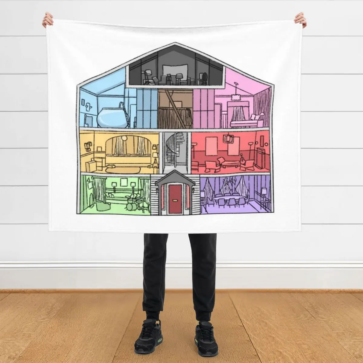 

Lover House Throw Blanket Summer Softest Cute Comforter Blankets