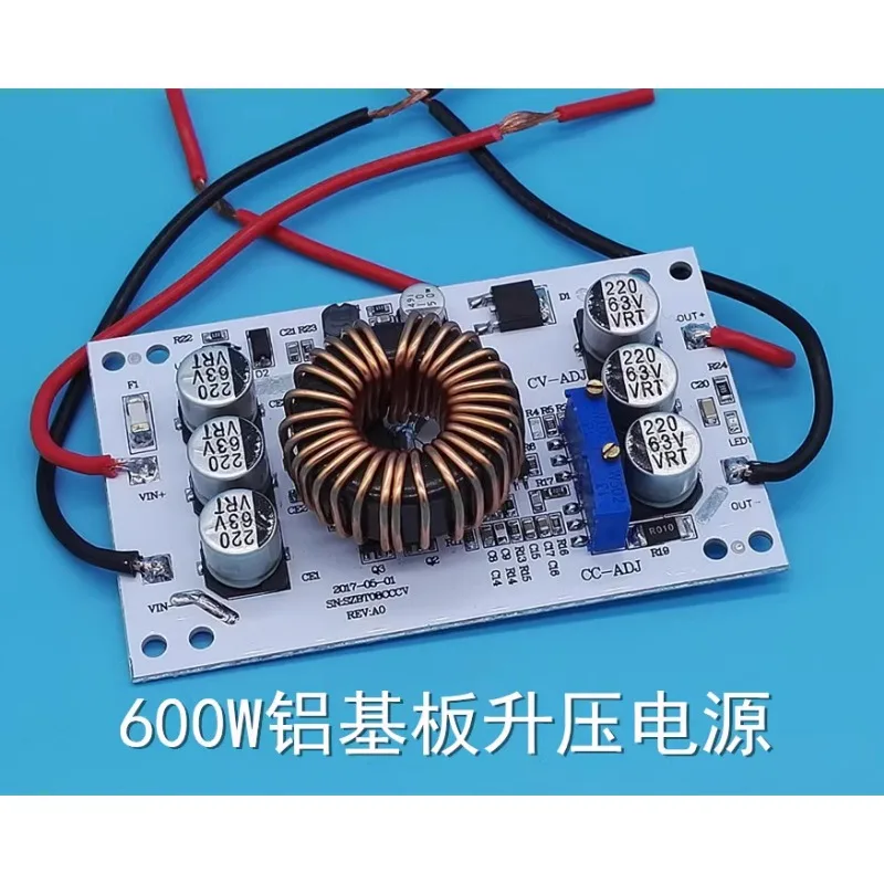 600W Substrate DC-DC Booster Module Charging Power Supply Boost Constant Voltage Constant Current LED Power Supply Board