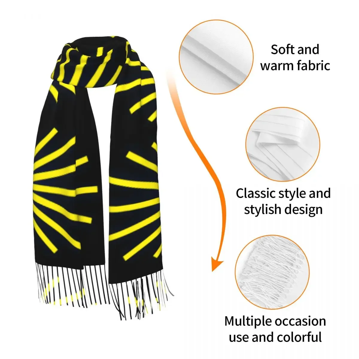 Customized Printed Camino De Santiago De Compostela Shell Saint Scarf Men Women Winter Fall Warm Scarves Shawls Wraps