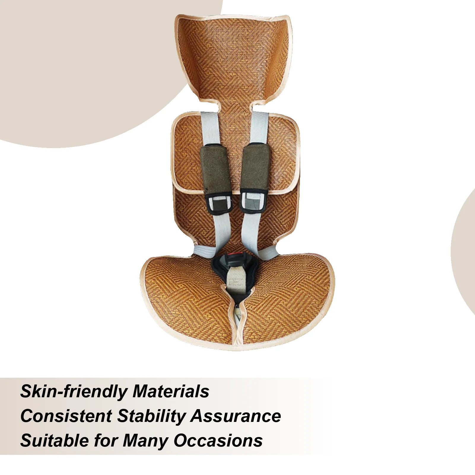 

Охлаждающая подставка для детского стула, летняя охлаждающая подставка для детского стула из ротанга, домашняя детская подушка, крутой коврик из ледяного шелка для горячей погоды, автомобильная коляска в помещении