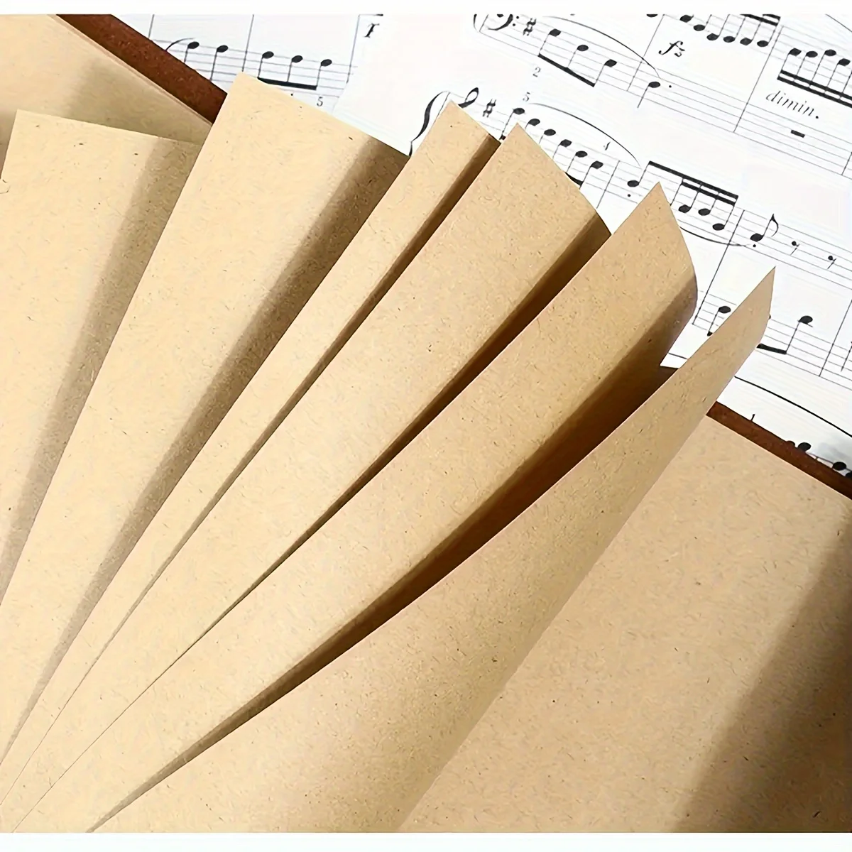 Vintage-Blatt-Handbuch, Kunstleder-Notizbuch – 75 Blatt Kraftpapier, Leder gebunden, täglicher Notizblock für liniertes Papier – Detail 6