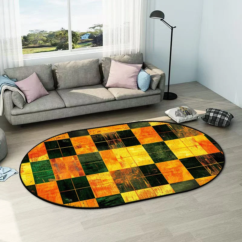 

Современный ковер с геометрическим рисунком для гостиной, элитный роскошный безволосый чайный столик, коврик для спальни, кровати, противоскользящий коврик большой площади, гардеробная