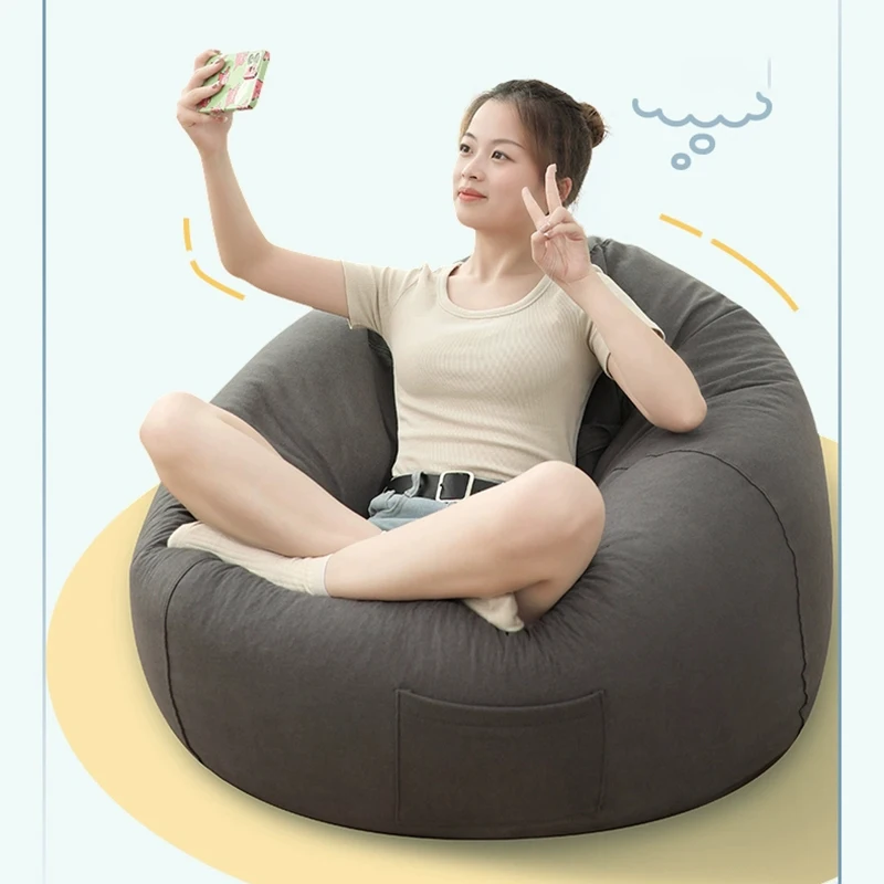 

1-person Bean Bag Sofa Recliner Design Empty Sofa Nordic Transats Sofa Bed Charging Armchairs Woonkamer Banken Room Furniture