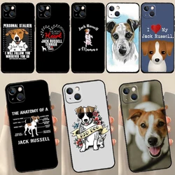 Jack Russell Terrier Dog Case For iPhone 16 13 12 11 14 15 Pro Max Plus X XR XS Max 12 Mini Cover Coque