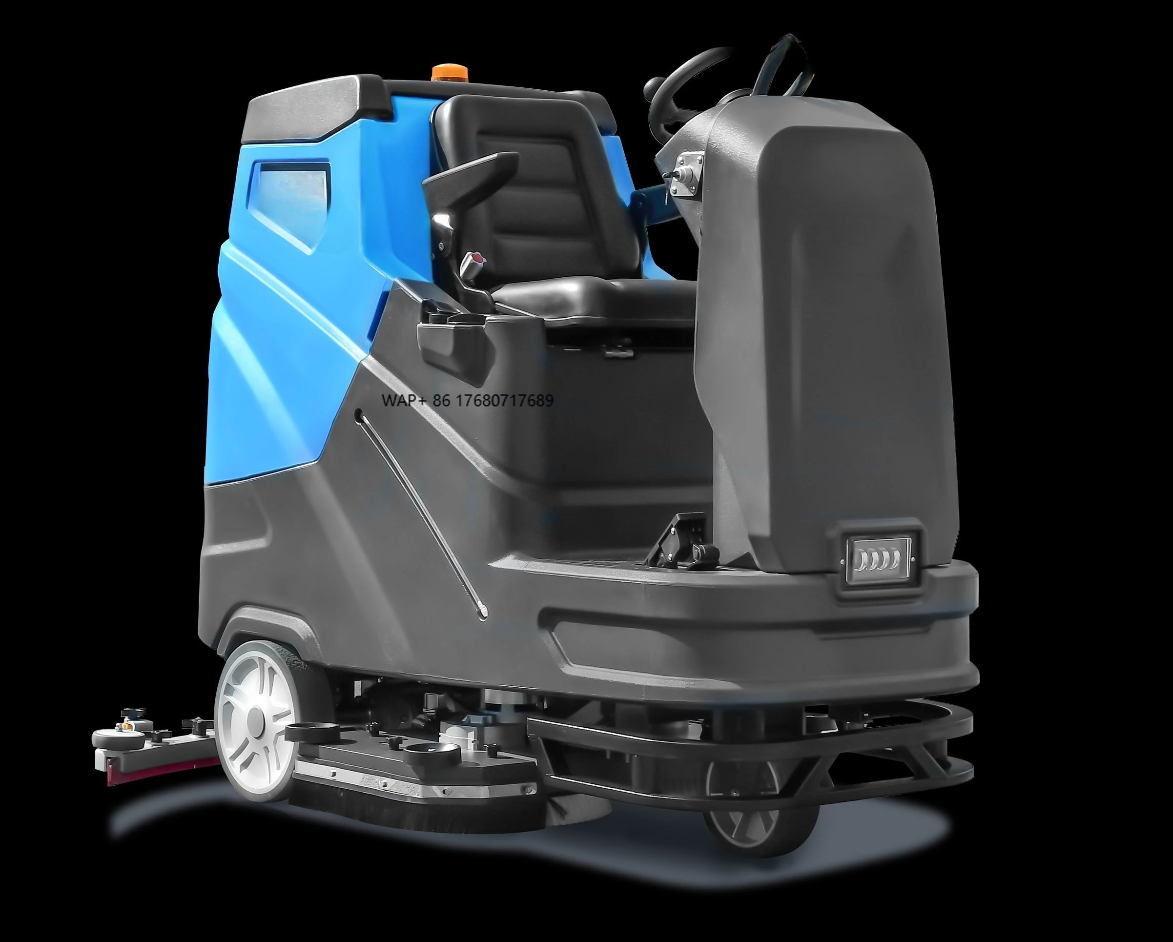 High Efficiency 24V Electric Floor Sweeper New Condition Automatic Riding-Type Washing Machine Cleaning Burnishing Use