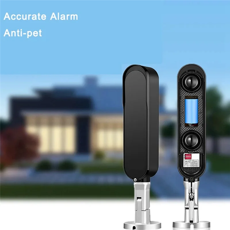 

A92Z 2 Beams 60M Sensor Alarm 433Mhz Wireless Active Infrared Detector For Outdoor Park Home Security Alarm System