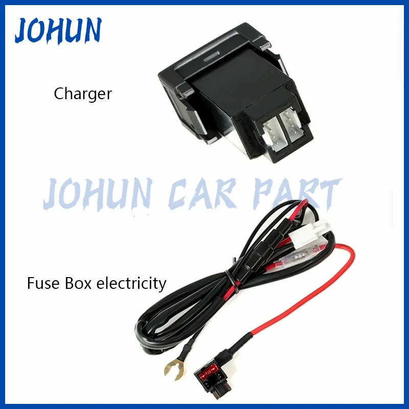 Picture 5: Quick Car Charger Dual USB QC3.0 Type C PD Interface Socket Auto Phone Fast Charging Adapter Button For Honda CRV BREEZE Civic