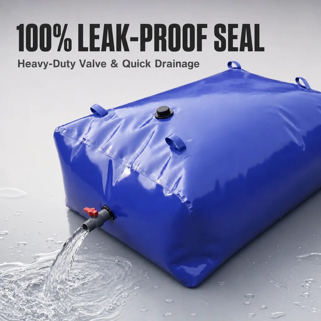 Large Capacity PVC Onion Water Tank 1000L to 500,000L Customizable  Flexible Water Reservoir