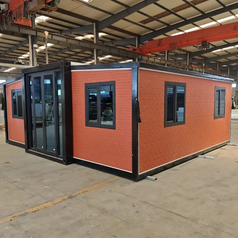 Double Wing Folding Room Container House Prefabricated Container House Mobile Container House Modular Office Cabin