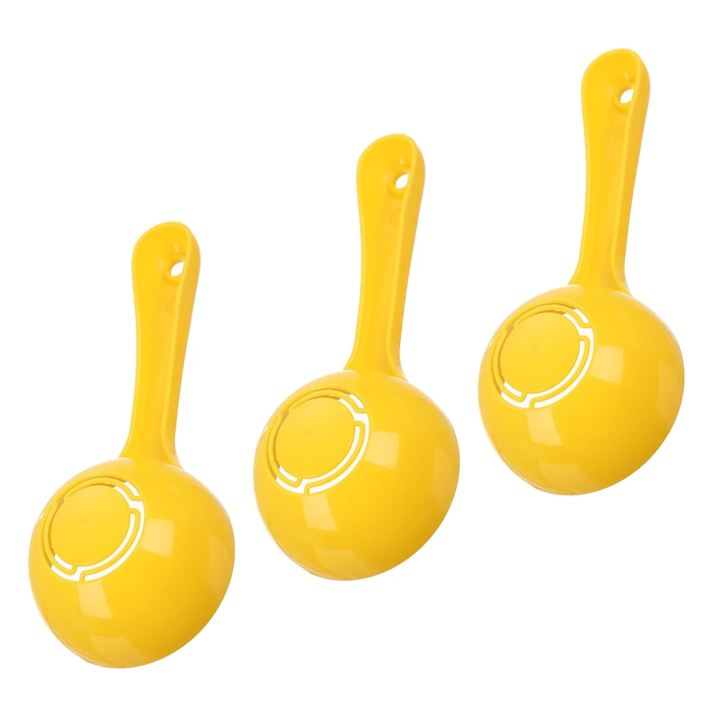 

3 Pcs Rice Spoon Household Coffee Scoops Ergonomic Spoons Kitchen Plastic Cooking Tool Convenient