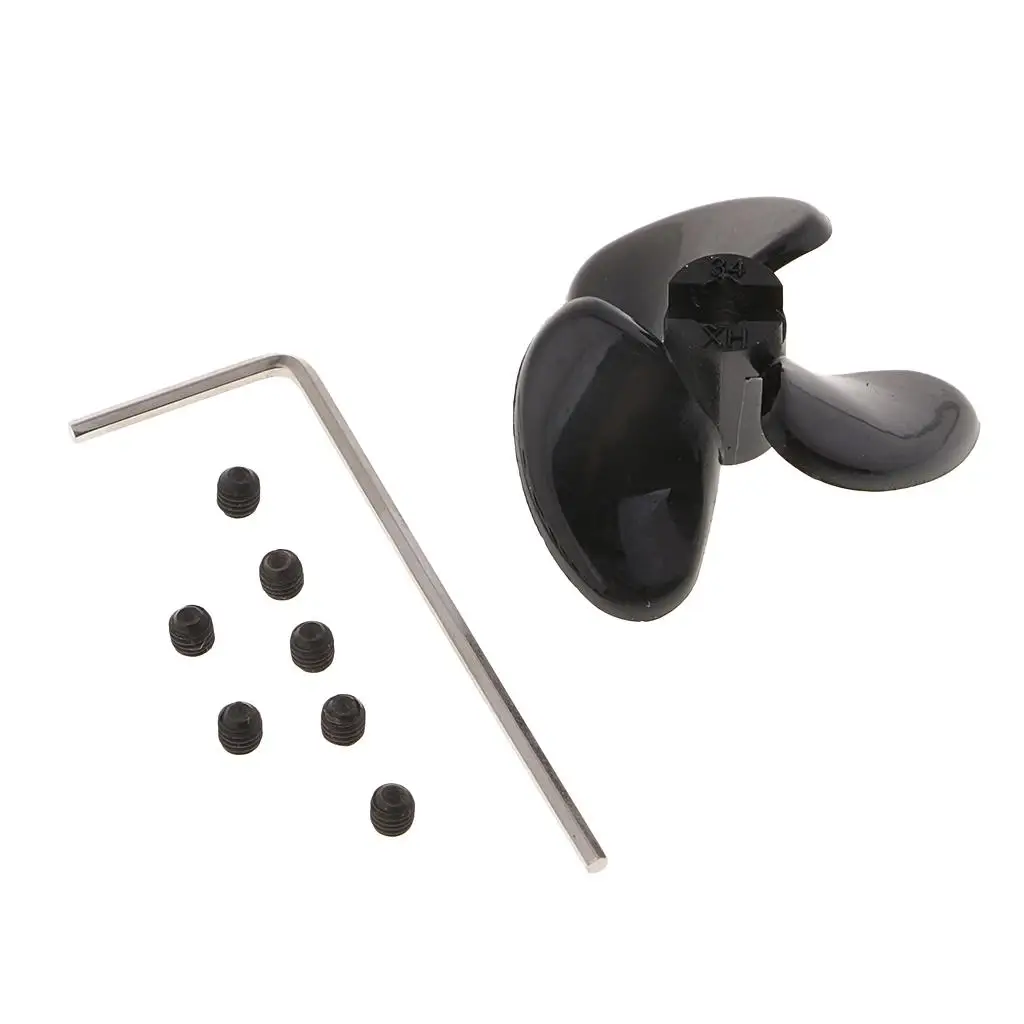 Metal RC Boat Shaft Coupler and Propeller Kit Drive System Accessories for Remote Control Boat Motor