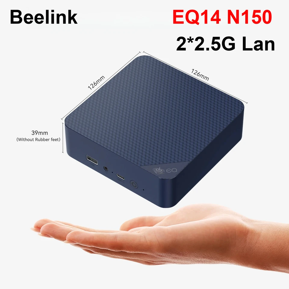 Beelink EQ14 Mini PC N150 16GB 500GB SSD