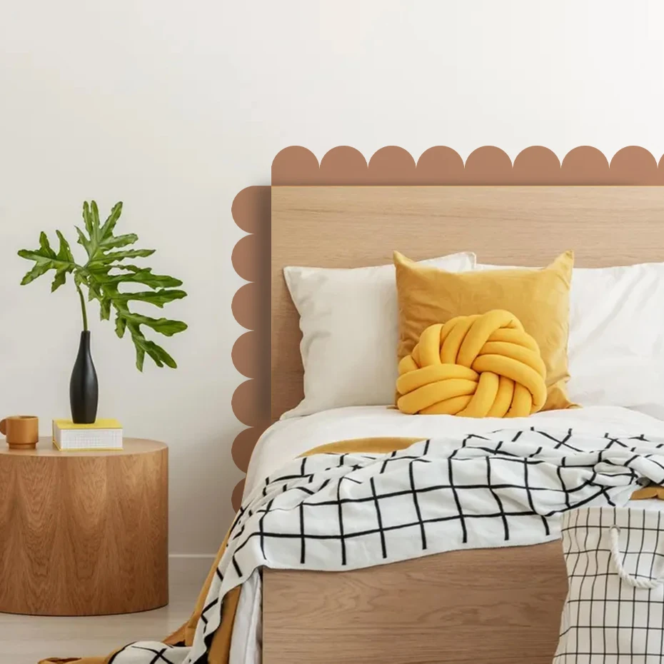 بوهو صدفي الحدود القلب الجدار ملصق الحضانة ملصق مائي الطفل الفن باب غرفة الاطفال الفتيات غرفة نوم السرير المعيشة ديكور قشر وعصا