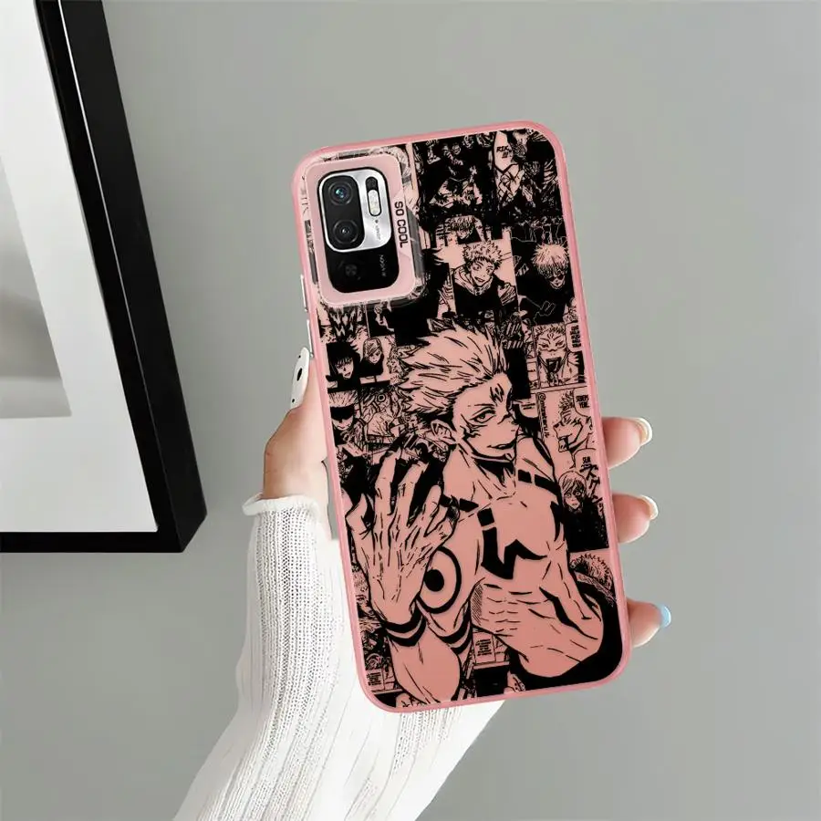 Jujutsu Kaisen Satoru Gojo عودة غطاء الهاتف الحال بالنسبة Xiaomi Poco X3 Pro X3 NFC X5 C51 C50 F4 F3 GT #4