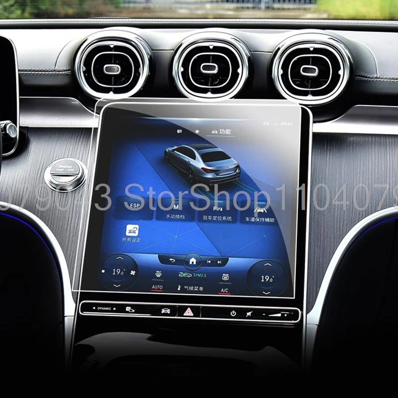 Tempered glass Screen protector film For Mercedes-Benz GLC X254  Classe C W206 2023 -2024 car LCD gps Navigation anti-scratch