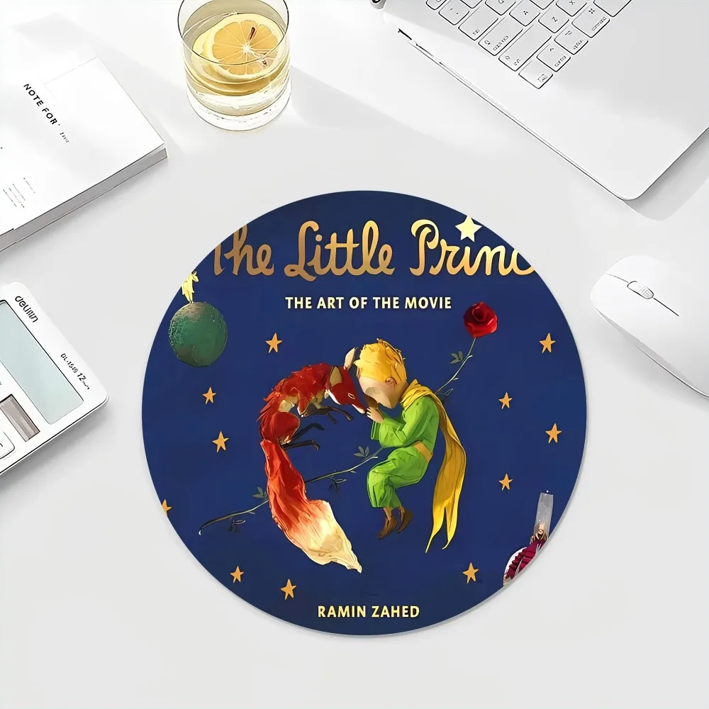 The Little Prince Round Custom Skin Office Computer Desk Mat tastiera da tavolo tappetino per Mouse grande cuscino per Laptop per PC Gamer Mousemat