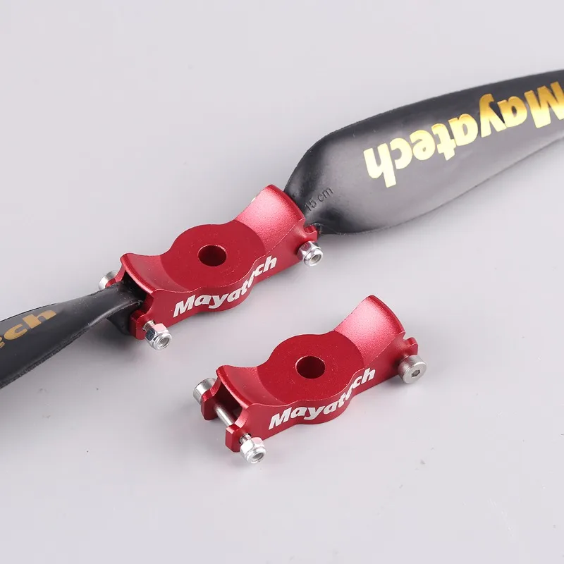 Mayatech  V2 Folding Propeller 6MM 8MM CNC Aluminum Alloy Propeller Clamp Seat Easy Installation for Fixed Wing  RC FPV Parts
