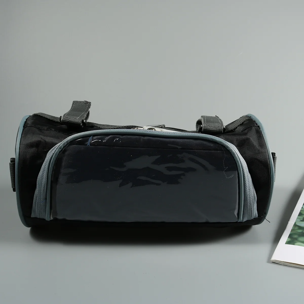 

Bike Handlebar Bag Waterproof Oxford Front Storage Pack Large Capacity Transparent Pvc Window Pouch For Phone Keys Wallet