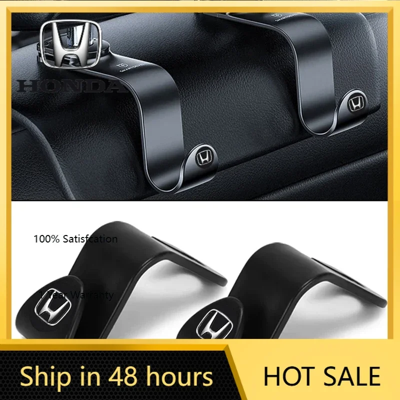 

Автомобильные аксессуары для Honda, 1/2 шт., универсальный крючок для автомобильного сиденья, многофункциональная вешалка для хранения вещей для Honda Civic Fit Jazz Accord Pilot Pa