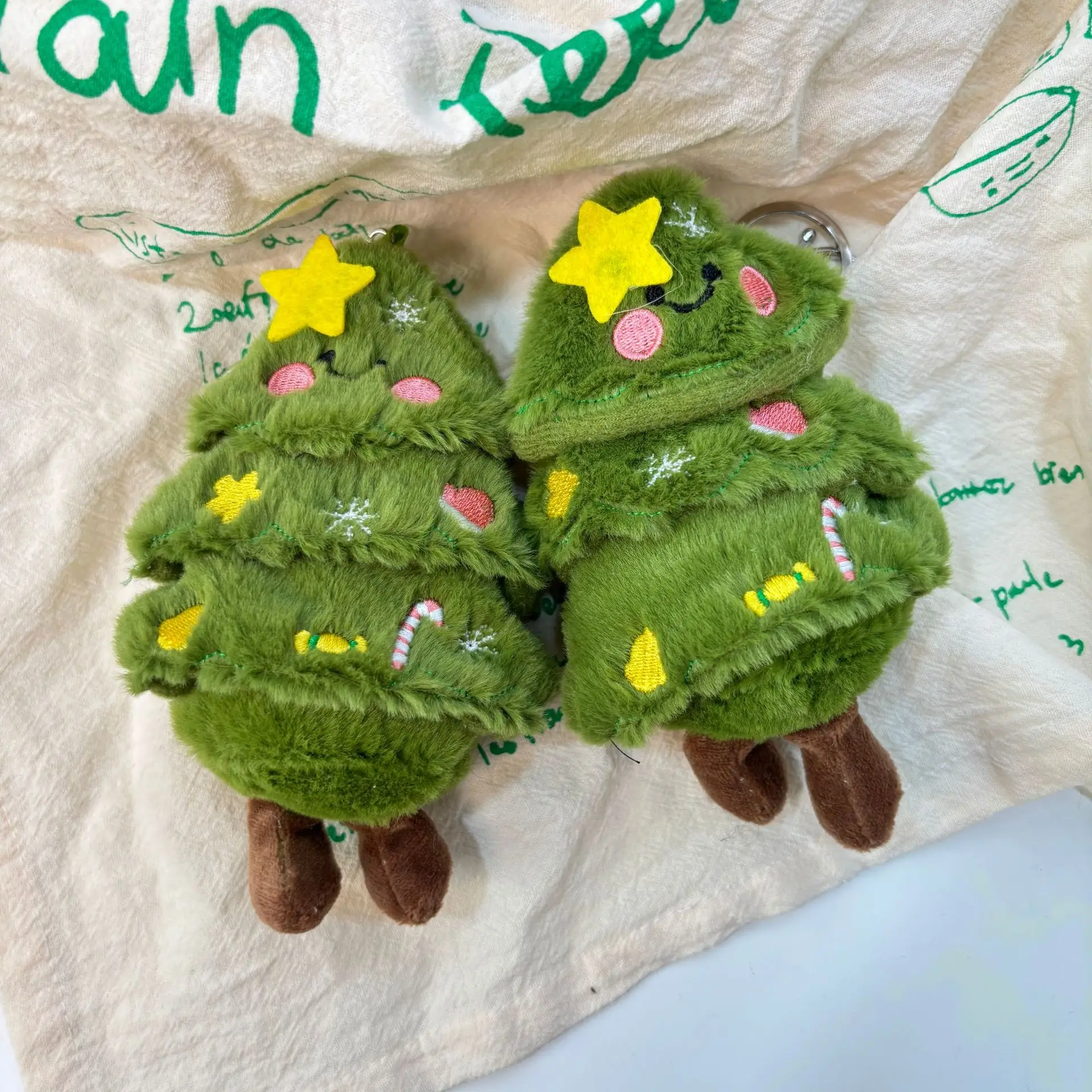 クリスマスツリー雪だるま人形ぬいぐるみペンダント新しい漫画ぬいぐるみ人形バッグチャームキーホルダーインクリスマスデコレーションかわいいギフト