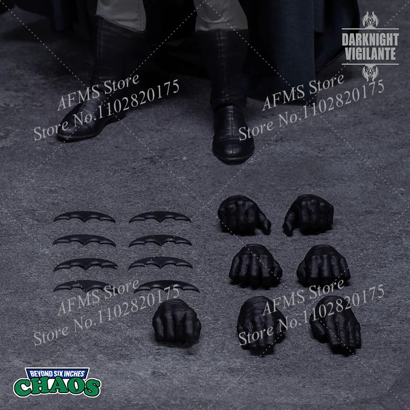 الفوضى 002 1/12 مقياس تحصيل الشكل الخفافيش بطل Darknight Vigilante رسول مجموعة كاملة 6 بوصة الرجال الجندي عمل نموذج لجسم #6