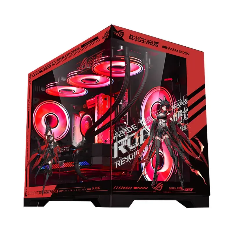 

family bucket 7500F 7800XT high-end games, e-sports live broadcast desktop DIY assembled computer host