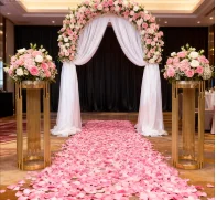 

3pcs/set)wedding round pillar for plinth pedestal cylinder with wedding decorations qq156