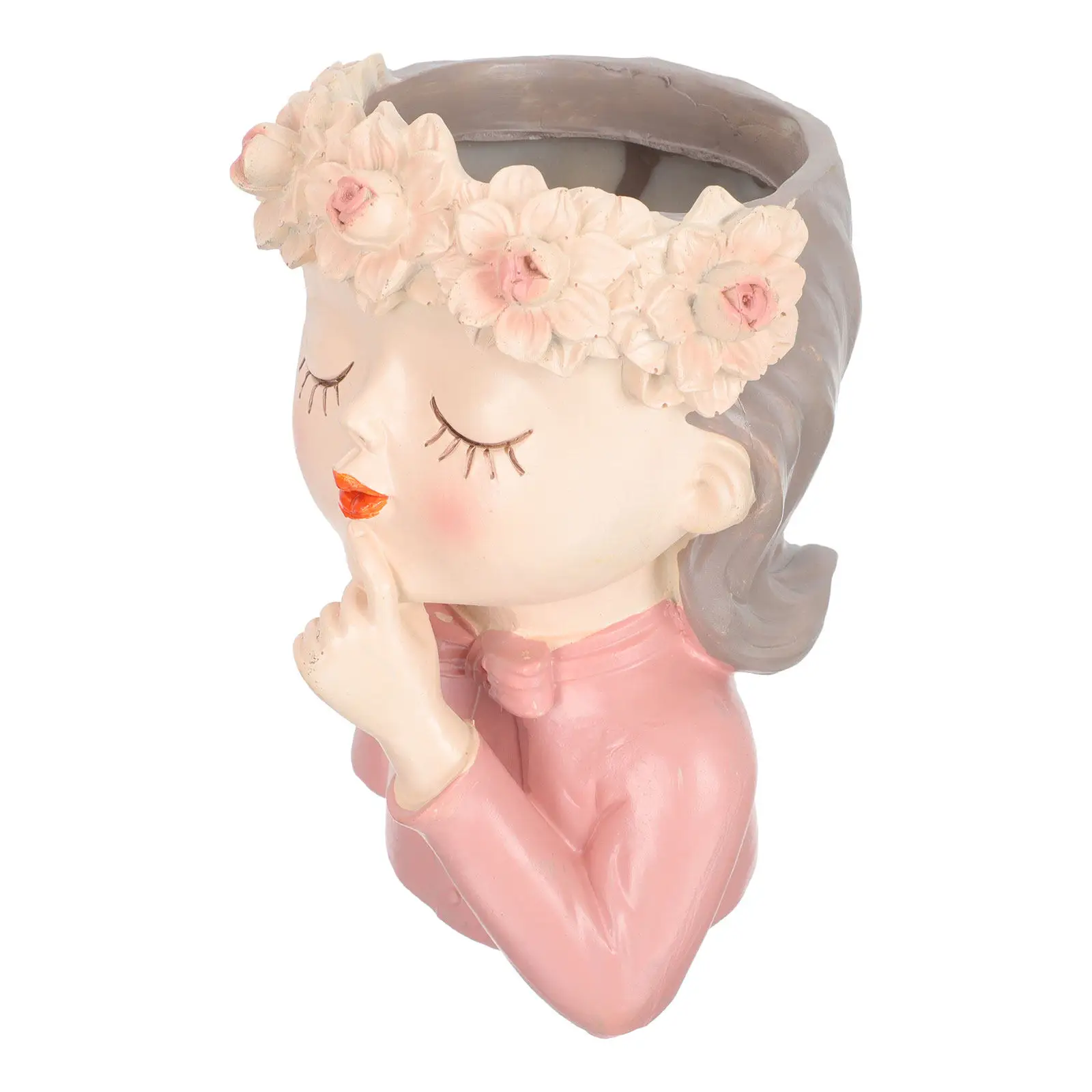 

Кашпо для суккулентов из смолы в форме цветка, декор для дома, для использования в помещении и на улице, креативный контейнер для цветов, настольное украшение