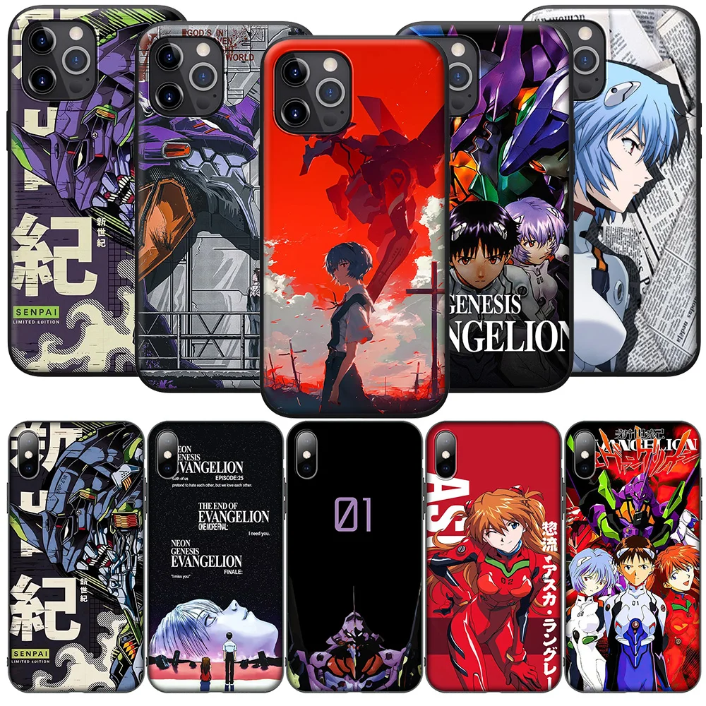 N-Neons g-Genesis E-Evangelions EVA Soft Case for Samsung Galaxy A41 A42 A71 A72 A73 J2 J4 J5 J6 J7 J8 A6 A7 A8 A9