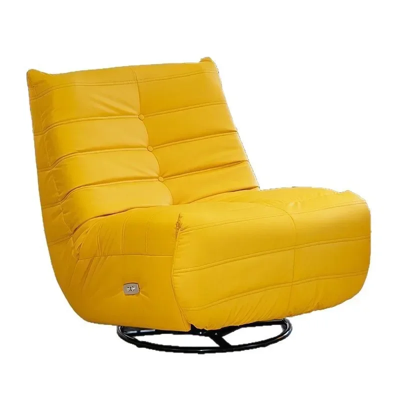 Multifunctional lazy sofa Living room rocking chair, balcony casual single rotating recliner, electric caterpillar Internet