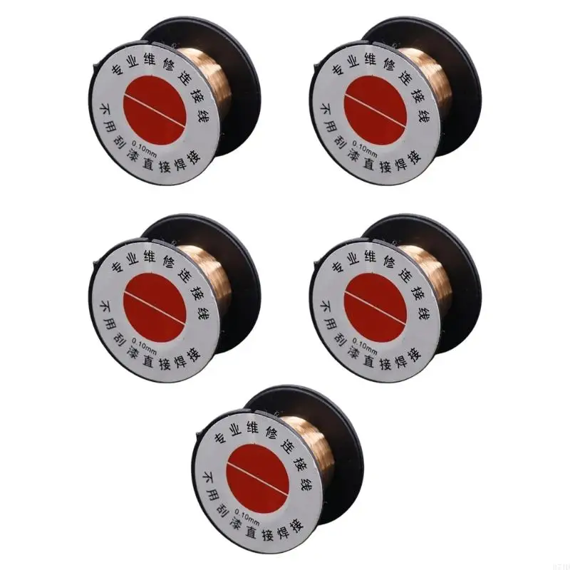 

5 шт. катушка для припоя с серебряным покрытием и высокой проводимостью для печатных плат и проектов пайки мобильных телефонов