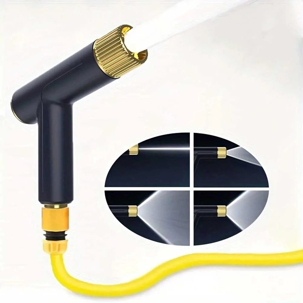 Push-button Adjustable For Garden Sprinkler Head Providing Targeted High-pressure Water Flow for Lawn and Plant Care