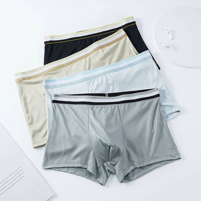 

3 Pcs/Lot Boxershorts Men Sexy Boxers Briefs Shorts Fashion Underwear Lingerie Panties Underwear Knickers for Men Underpants