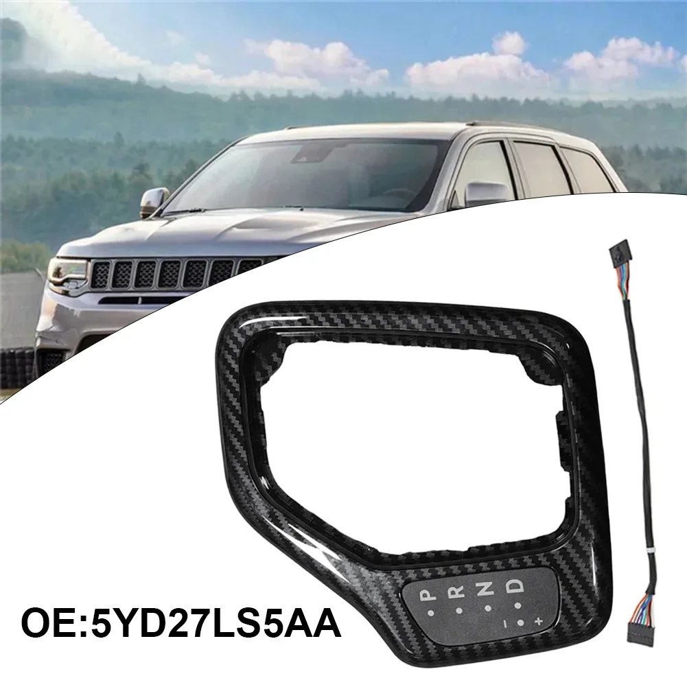 

Car Interior Enhancement Harness Kit Carbon Fiber Bezel Automatic Transmission Shifter Module Comprehensive Replacement
