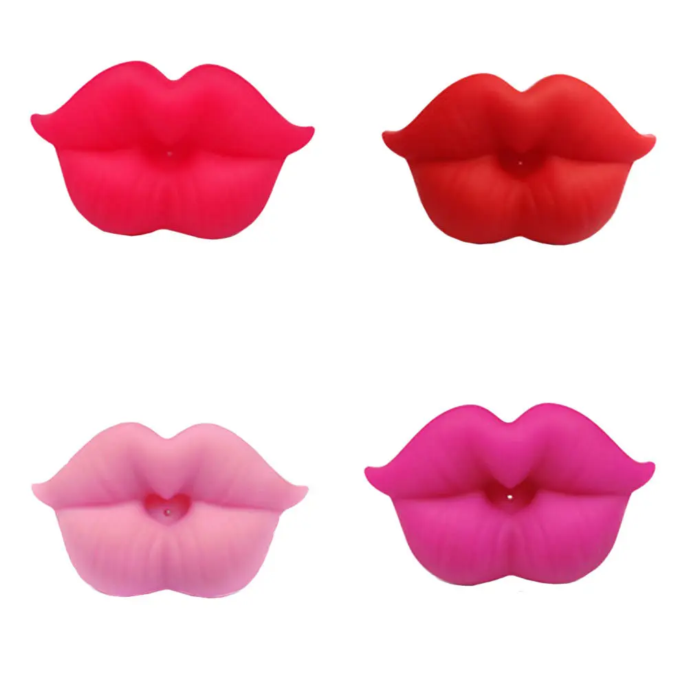 

4Pcs Lip-Shaped Silicone Baby Pacifier Set Safe Bpa-Free Soother for Newborns Infants Toddlers Fun Appeasing Nursing Accessory