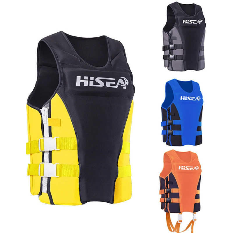 Neoprene Life Vest for Men and Women, Float Suit, Kayaking, Fishing, Surfing, Sailing, Sailing, CE, USCG, 35kg-120kg