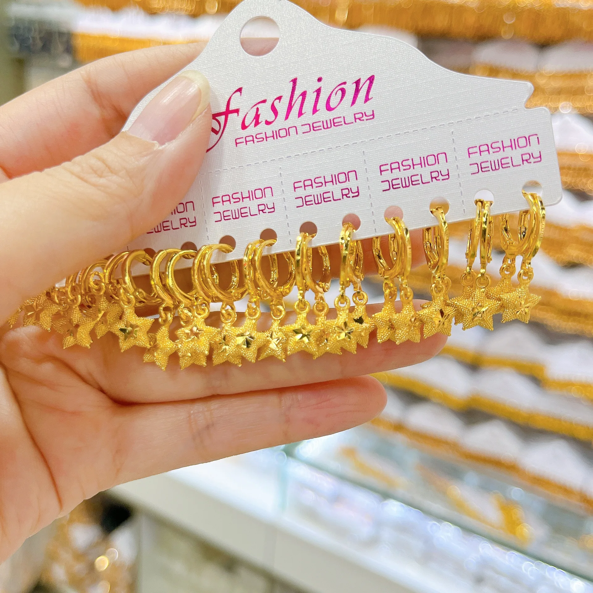 12 Pairs Colorful 24k Gold-Plated Earrings with Ear Clips Women's Fashion Eardrop Accessories for Wedding Party Birthday Gift
