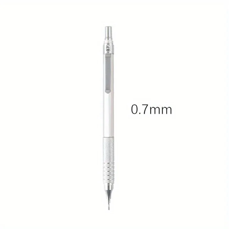 0,3/0,5/0,7/0,9/2,0 mm Druckbleistift, niedriger Schwerpunkt, Metallzeichnung, spezieller Bleistift, Büro, Schreiben, Kunstbedarf für die Schule – Detail 11
