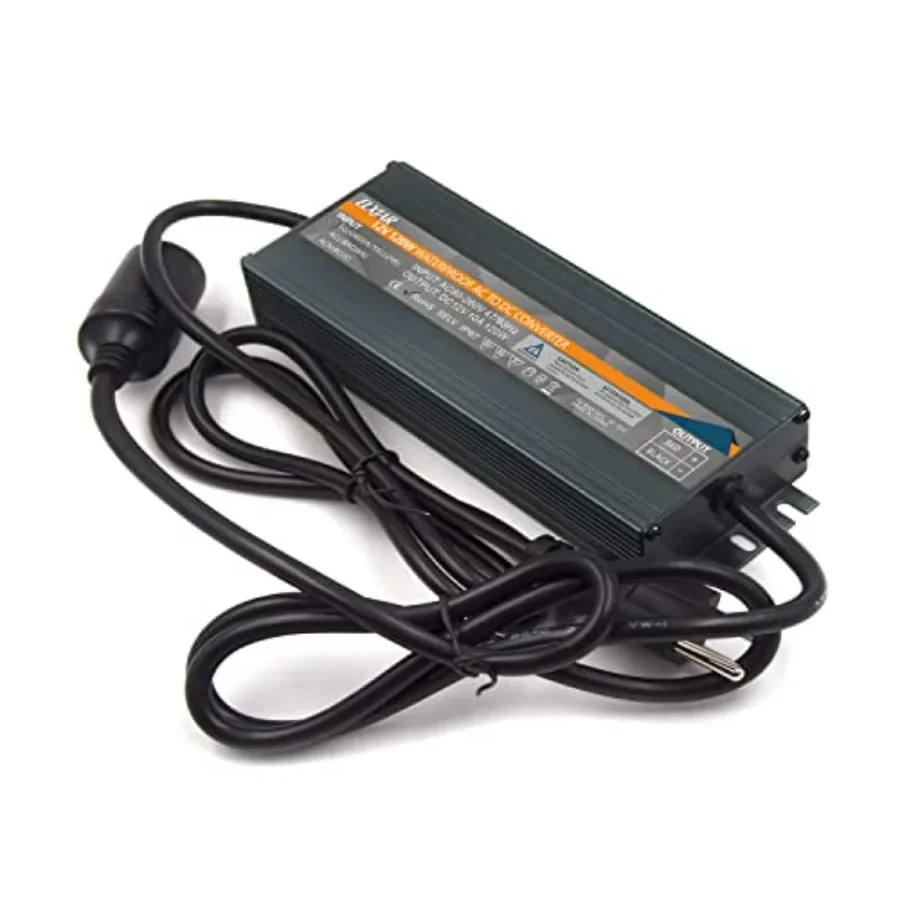 

12 В, 10 А, 120 Вт, преобразователь переменного тока в постоянный, IP67, водонепроницаемый адаптер питания, трансформатор 110 В-220 В на 12 В для автомобильного холодильника, воздушного компрессора, пылесоса