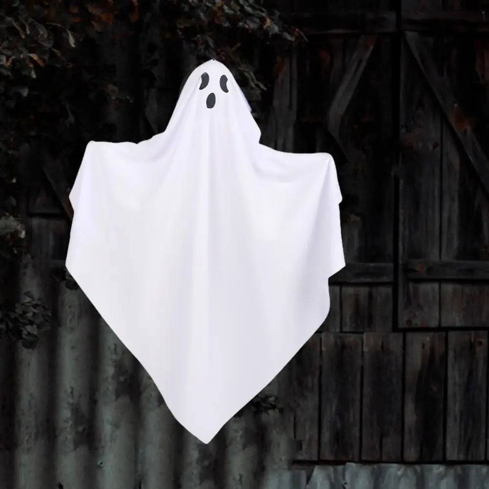 Battery Powered Halloween Ghost Spooky Led Halloween Hanging Ghost Decoration for Haunted House Party Prop Battery Operated