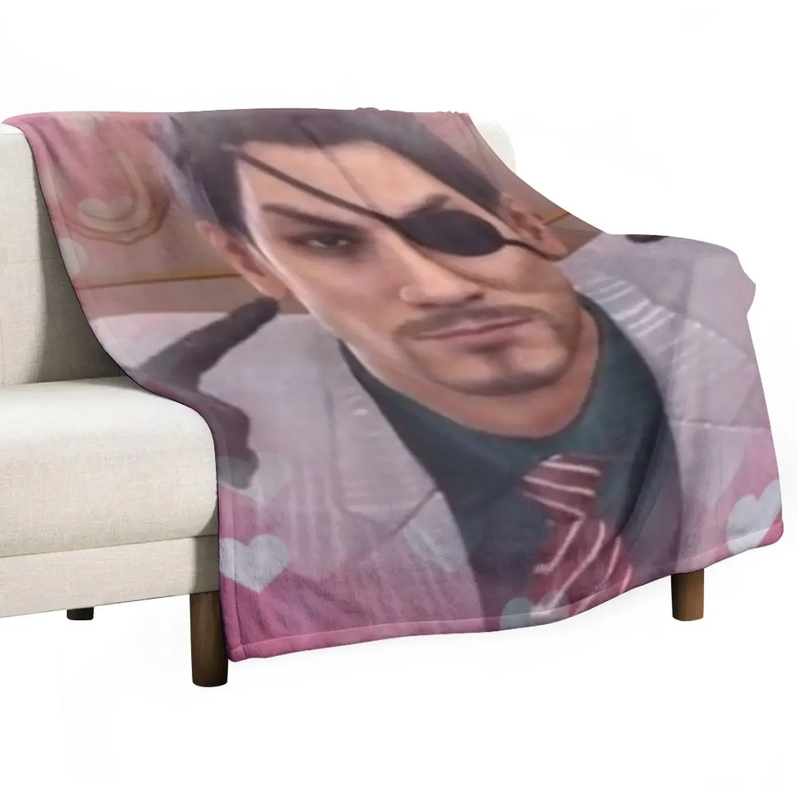 

MajiLove - Goro Majima Yakuza Throw Blanket Soft Plaid Winter beds Blankets