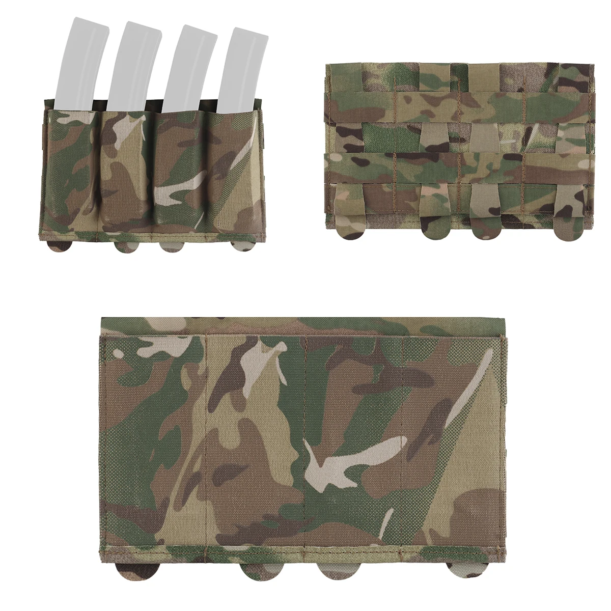 

Quick Release Tactical Magazine Pouch Hunting Vest Chest Rig Quad Function Pack For Airsoft Paintball Shooting, Hunting Etc