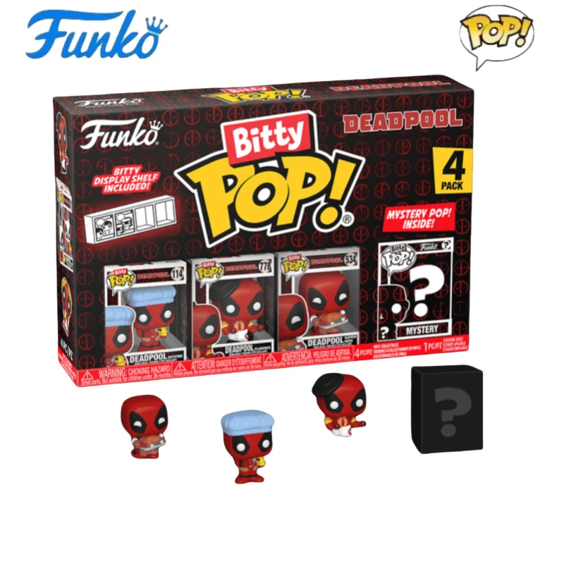 Funko Pop Marvel Deadpool 3 Anime Action Figure Blind Box Wolverine Vinyl Q Version Sculpture Doll Collect Global Limited Toys - Image 4