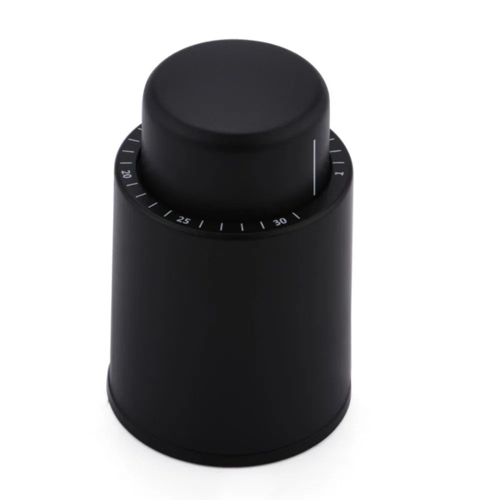 Vacuum Pump Red Wine Stopper Press Type Vacuum plug Graduated Wine Storage Container for Automatic Preservation Bar Bottle Cap