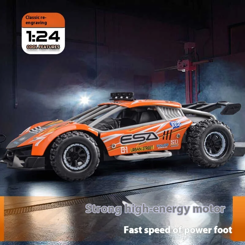 

Children'S High-Speed Drifting Aluminum Remote Control Car Rc Racing Car Rechargeable Boy'S Remote Control Car Classic Toy