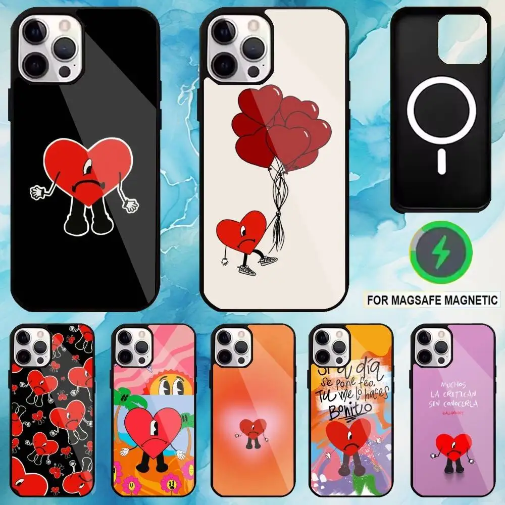 

Bad Bunny Maluma Phone Case For iPhone17,16,15,14,13,12,11 Plus,Pro Max Magnetic For Magsafe Wireless Charging