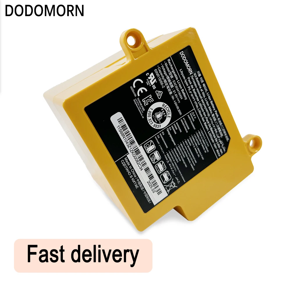 New EAC63419404 Battery For LG CordZero R9 R9MASTER Acuum Cleaner Rechargeable Battery EAC64578402 EAC64578401 EAC63419401 4.6Ah
