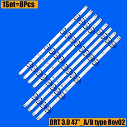 Bande de rétroéclairage LED DRT 3.0 47 pouces, pour 47LB6500 LC470DUH 47LF5610 47LF580V 47LF5800 47LB5700 47LB570U 47LB570V 47LB653V 47LB561U